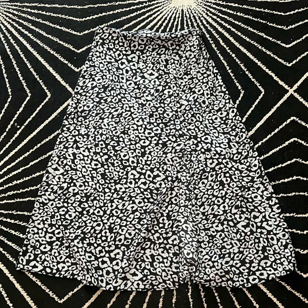 Shein Cheetah Print Midi Skirt Size 6